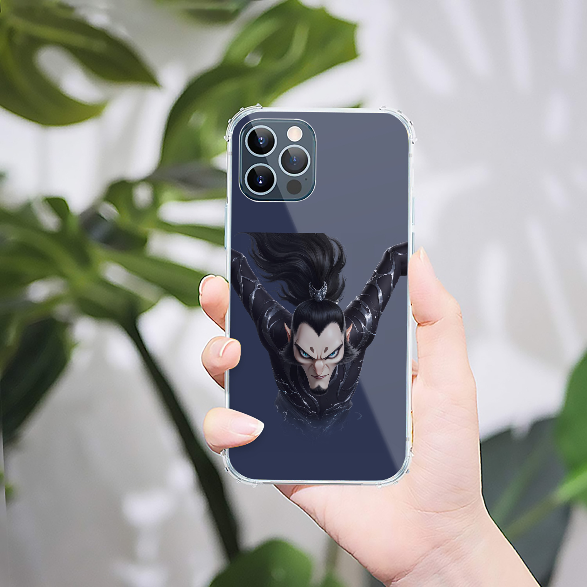 （画像用） Ne Zha 2 ナタ 魔童の大暴れ 【iPhone 12シリーズ対応】透明スマホケース（クリアソフトケース）